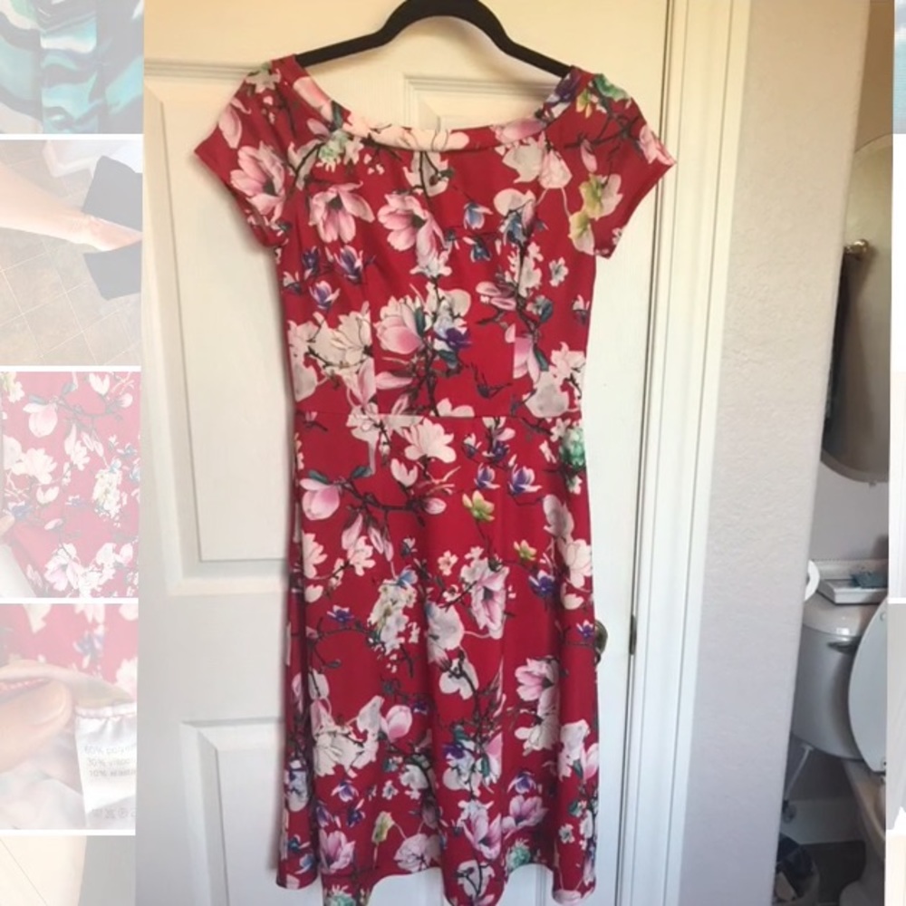 Lila Kass cherry blossom dress